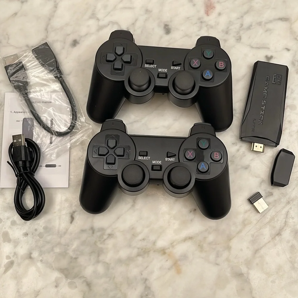 Jogujos 2 pack , 50000 Retro game 2.4 G wireless controller gamepad with stick